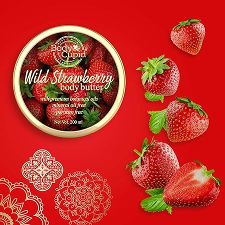 Body Cupid Wild Strawberry Body Butter with Shea and Cocoa butters