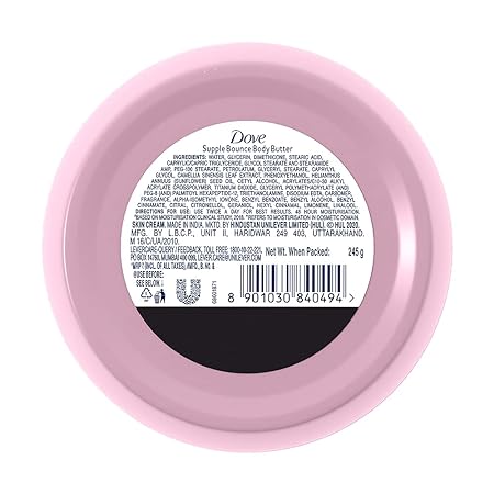 Dove Body Love Supple Bounce Body Butter Paraben Free