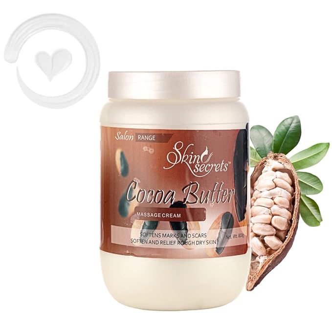 Skin Secrets Cocoa Butter Massage Cream with Cocoa Powder