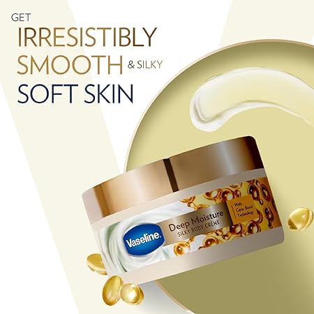 Vaseline Deep Moisture Silky Body Cream