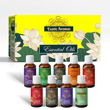 Exotic Aromas Essential Oil, Pack of 9