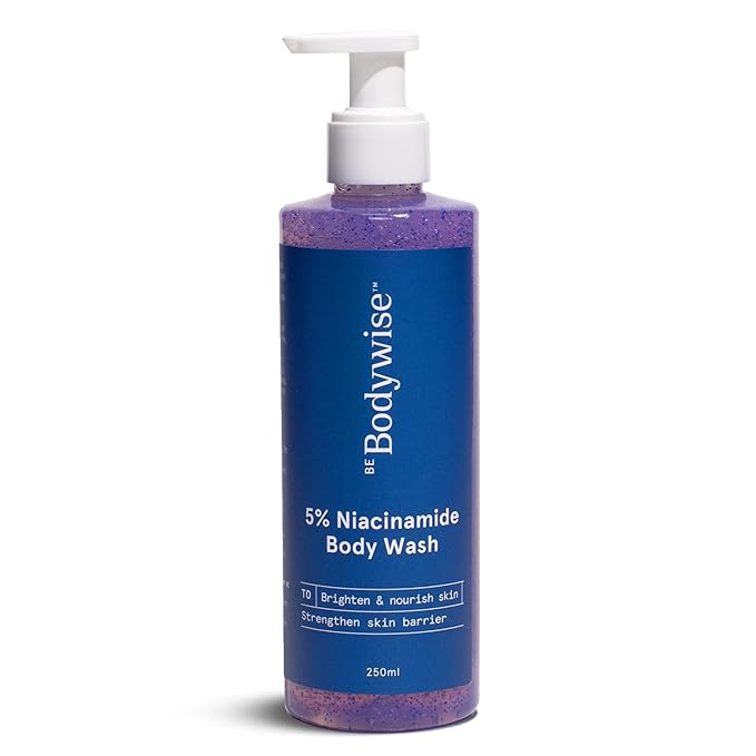 Be Bodywise 5% Niacinamide Brightening Body Wash Hydrates & Deep Cleanses Skin For Glowing & Hydrated Skin