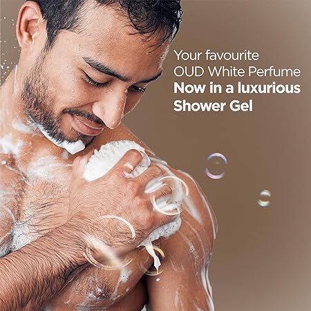 Bella Vita Luxury Oud White Body Wash Refreshing Shower Gel for Deep Cleansing, Hydrating, Moisturising, Softer & Smoother Skin with Aloe Vera