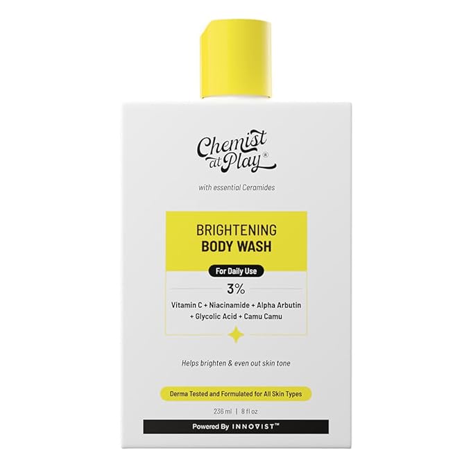 Chemist at Play Brightening Body Wash Glowing Skin Vitamin C Bodywash For Women & Men