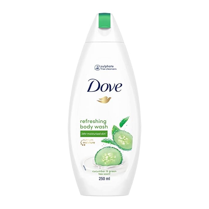 Dove Refreshing Body Wash, With Refreshing Cucumber And Green Tea Scent