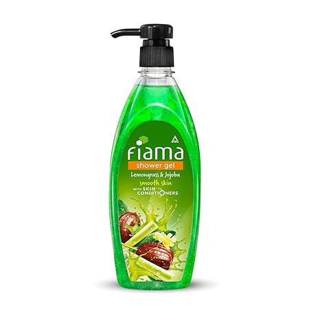 Fiama Body Wash Shower Gel Lemongrass & Jojoba Body Wash for Women and Men