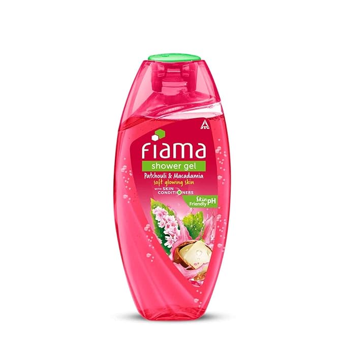 Fiama Body Wash Shower Gel Patchouli & Macadamia Body Wash for Women & Men