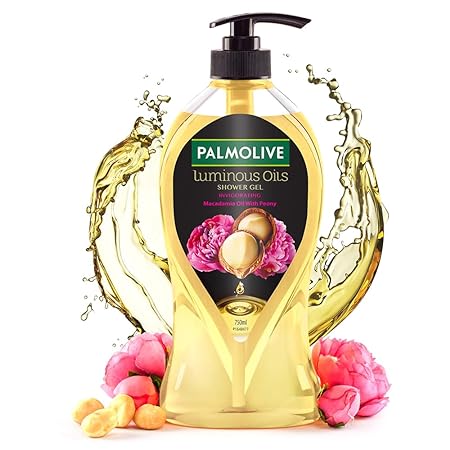 Palmolive Macadamia Oil & Peony Luminous Oils Invigorating Body Wash