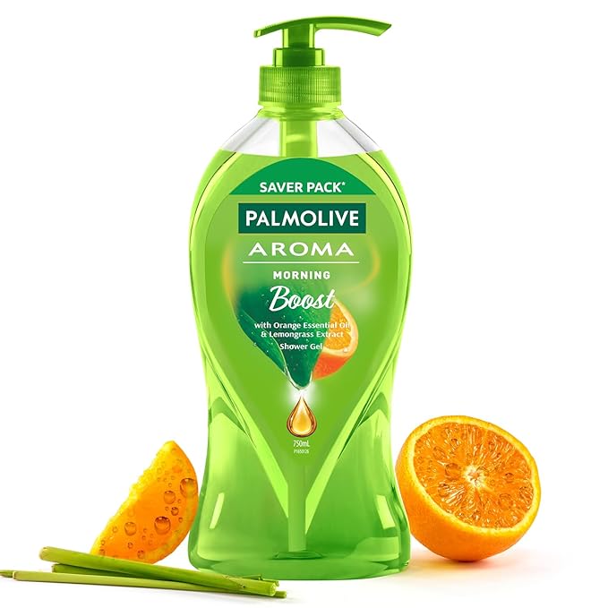 Palmolive Orange Essential Oil & Lemongrass Aroma Morning Body Wash