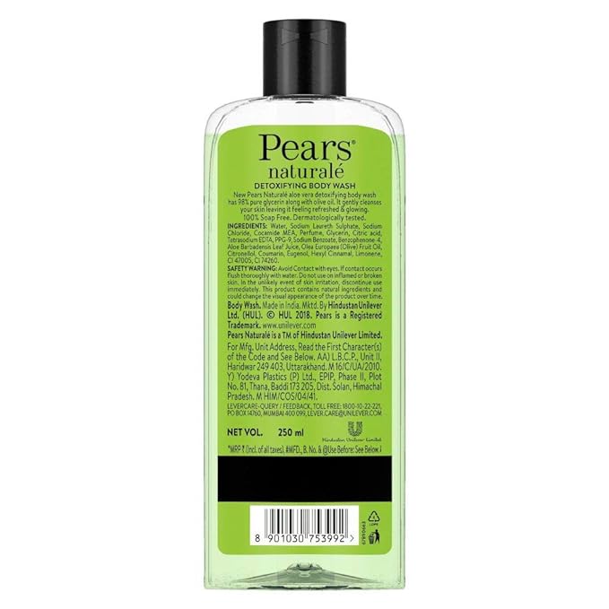 Pears Naturale Detoxifying Aloe Vera Body Wash