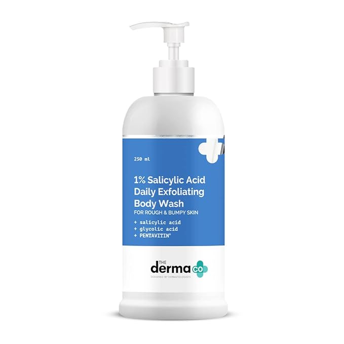 The Derma Co 1% Salicylic Acid Daily Exfoliating Body Wash with Salicylic Acid