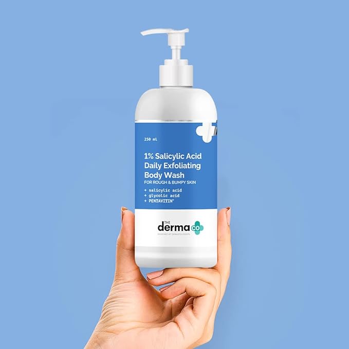 The Derma Co 1% Salicylic Acid Daily Exfoliating Body Wash with Salicylic Acid
