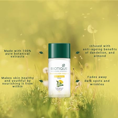 Biotique Dandelion Youth Anti-Ageing Serum Anti-Ageing Serum