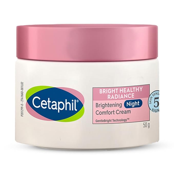 Cetaphil Brightening Night Comfort Cream For Dark Spots, Uneven Skin Tone