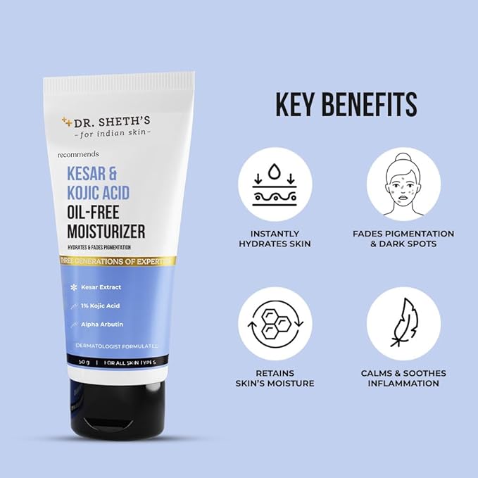 Dr. Sheth's Kesar & Kojic Acid Oil-Free Moisturizer