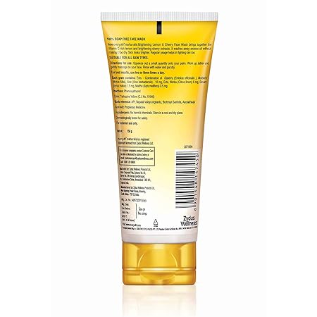 Everyuth Brightening Lemon Cherry Face Wash, Pack of 2