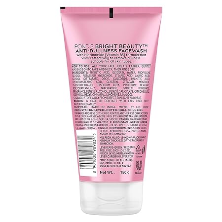 Ponds Bright Beauty Spotless Glow Facewash with Vitamin B3