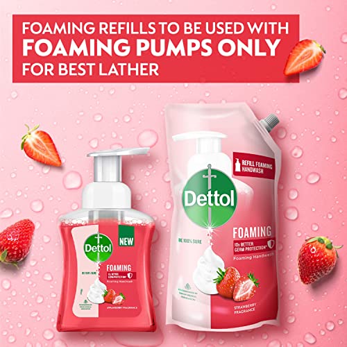 Dettol Foaming Handwash Refill, Strawberry