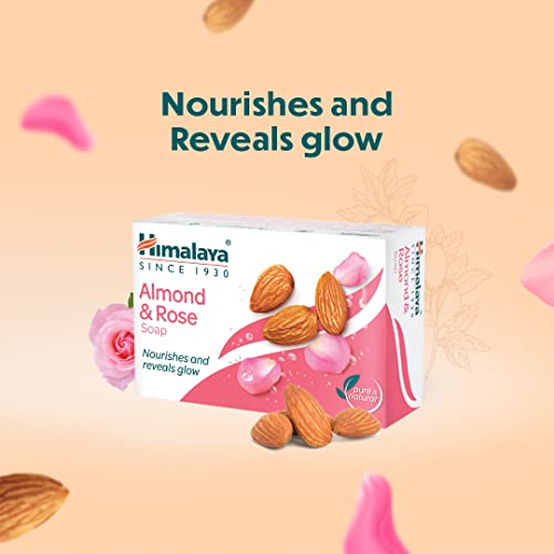 Himalaya Herbals Soap, Almond and Rose, Pack of 4