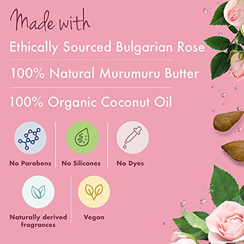 Love Beauty & Planet Murumuru Butter & Rose Daily Moisturising Lotion, Instant Glow, All Skin Types Paraben free
