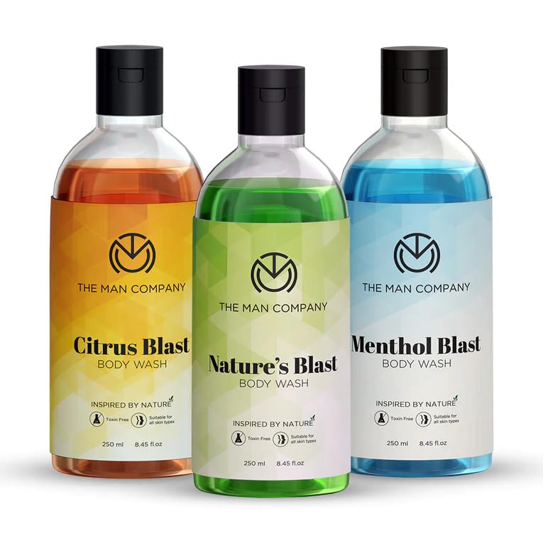 The Man Company Body Wash Saver Combo for Men, Pack of 3