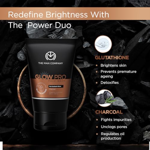 The Man Company Glow Pro Face Care Kit, Face Wash, Face Scrub & Moisturising Face Cream