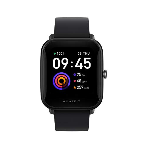 Amazfit | Retro Design | Always-On Display | 28-Day Battery Life | Neo Smartwatch with Heart Rate Monitoring, 5ATM Resistance & Sports Modes
