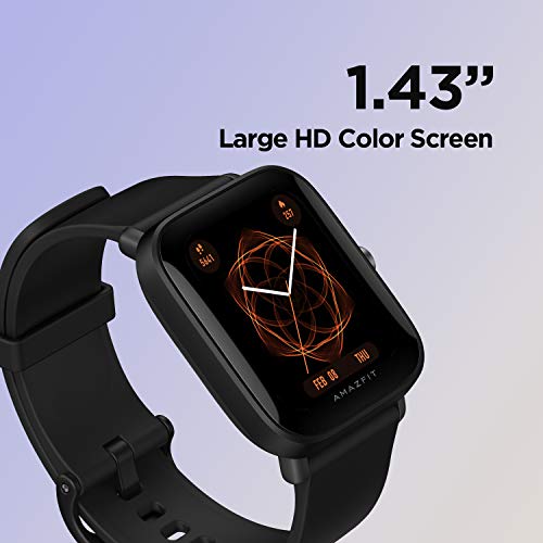 Amazfit | Retro Design | Always-On Display | 28-Day Battery Life | Neo Smartwatch with Heart Rate Monitoring, 5ATM Resistance & Sports Modes