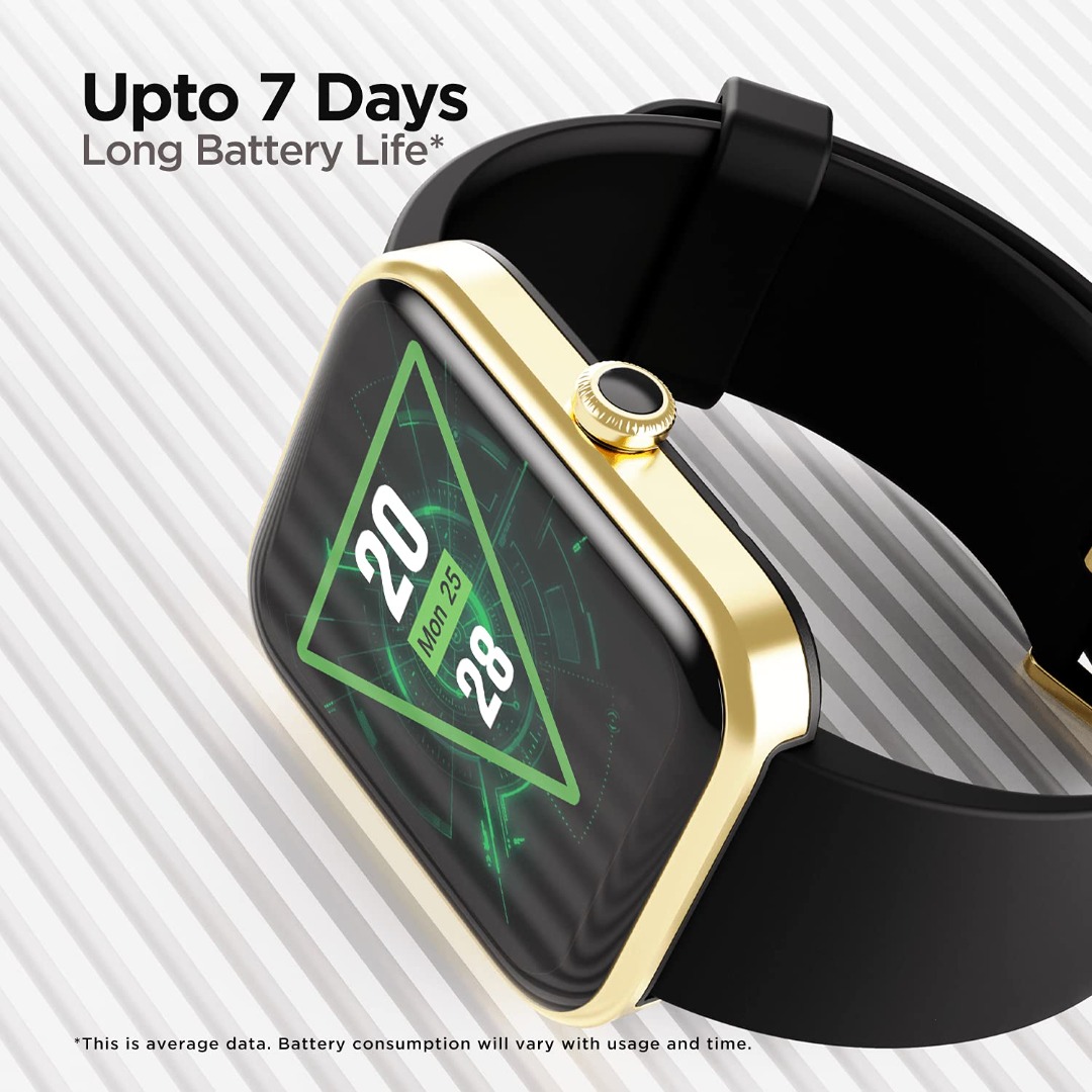 boAt Xtend Smartwatch with 1.69" Square HD Display |  Built-in Alexa |  SpO2 Monitoring & Multiple Sports Modes