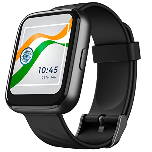 boAt | 1.69" HD Display | Bluetooth Calling | 100+ Watch Faces | Wave Pro 47 Smartwatch with IP68 Resistance, Heart Rate Monitoring & Multiple Sports Modes