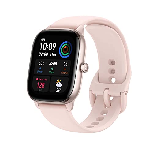 Amazfit | 1.65" AMOLED Display | Built-in GPS | Alexa Voice Assistant | GTS 4 Mini Smartwatch with 120+ Sports Modes, 15-Day Battery & 5ATM Resistance