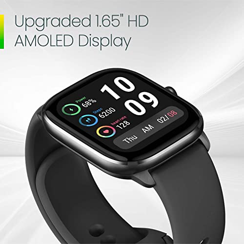 Amazfit | 1.65" AMOLED Display | Built-in GPS | Alexa Voice Assistant | GTS 4 Mini Smartwatch with 120+ Sports Modes, 15-Day Battery & 5ATM Resistance