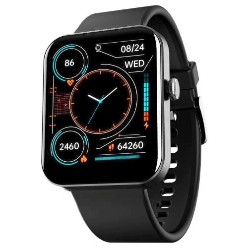 boAt | 1.83" HD Display | Bluetooth Calling | Weather Forecast | Wave Leap Call Smartwatch with Multi-Sports Modes, IP68 Resistance & 7-Day Battery