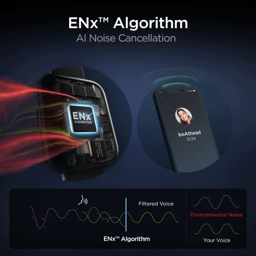 boAt | 1.83" HD Display | Bluetooth Calling | IP68 Water Resistance | Wave Call Plus Smartwatch with Multiple Sports Modes, Health Tracking & 7-Day Battery