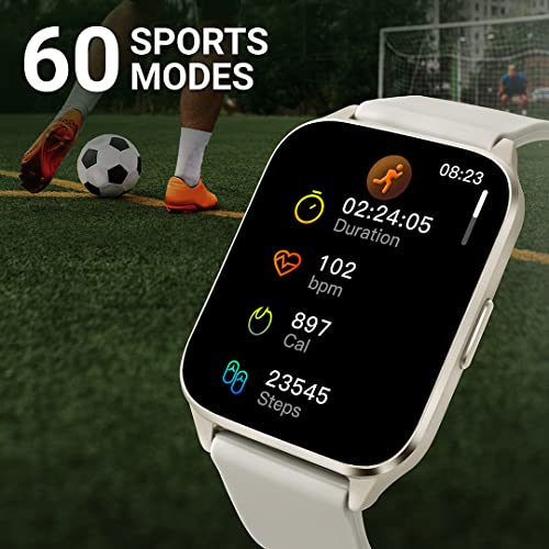 Fastrack New Reflex Beat+ Smartwatch with 1.69" UltraVU Display |  High Brightness |  100+ Watch Faces & Health Tracking
