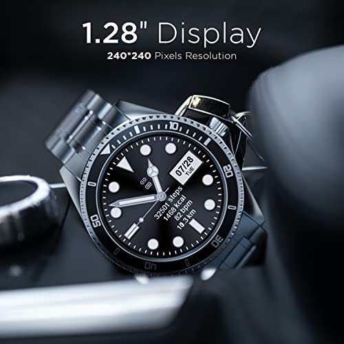 Fire-Boltt | 1.28" Display | Bluetooth Calling | Heart Rate & SpO2 | Quantum Smartwatch with IP67 Resistance, Multiple Sports Modes & Sleep Tracking