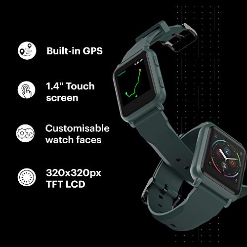 Noise | Built-in GPS | Heart Rate Monitoring | Multiple Sports Modes | ColorFit NAV Smartwatch with IP68 Resistance, Sleep Tracking & 7-Day Battery