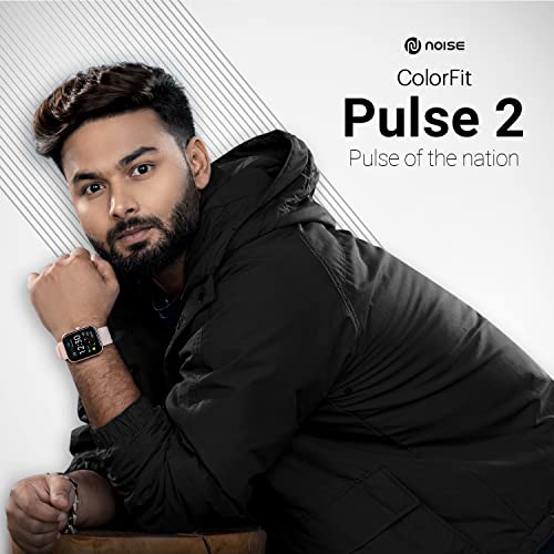 Noise | 1.8" Display | High Brightness | Heart Rate & SpO2 | ColorFit Pulse 2 Smartwatch with IP68 Resistance, Multiple Sports Modes & 7-Day Battery