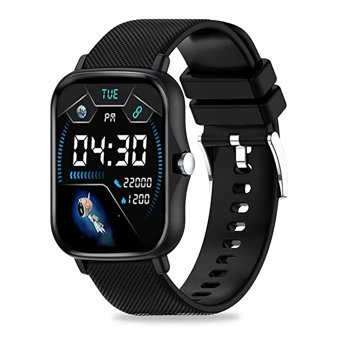 Ptron | 1.7" Display | Multiple Trackers | Waterproof Build | Force X10e Smartwatch with Activity Tracking, Heart Rate Monitoring & Multiple Sports Modes