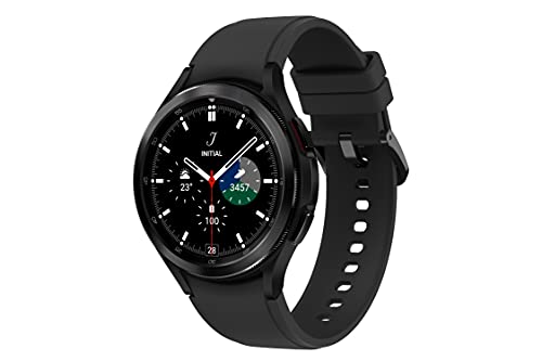 Samsung | Super AMOLED Display | GPS + Wi-Fi + BT | ECG & Body Composition | Galaxy Watch 4 Classic 46mm with Rotating Bezel, Wear OS & WR50 Resistance