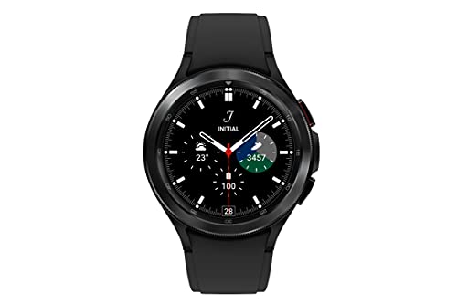 Samsung | Super AMOLED Display | GPS + Wi-Fi + BT | ECG & Body Composition | Galaxy Watch 4 Classic 46mm with Rotating Bezel, Wear OS & WR50 Resistance