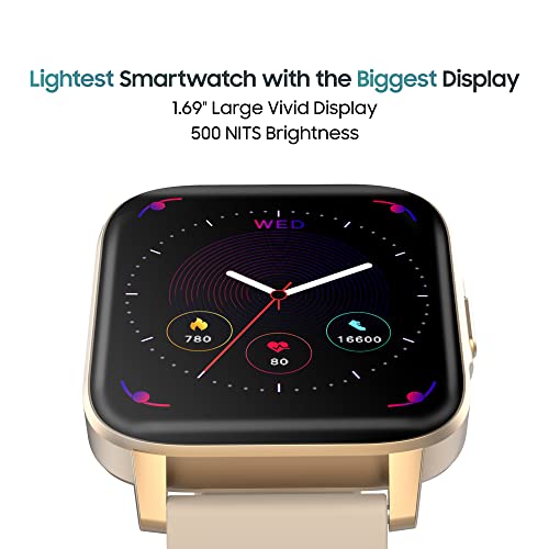 Tagg | 1.69" HD Display | Real-Time Health Tracking | Waterproof Build | Verve NEO Smartwatch with IP68 Resistance, Multiple Sports Modes & Sleep Tracking