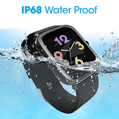 Zebronics | 1.39" Display | IP68 Waterproof | 12 Sports Modes | FIT180CH Smartwatch with Customizable Notifications, Heart Rate & Sleep Tracking
