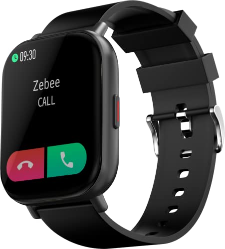 Zebronics Zeb-FIT 7220CH Smartwatch with 1.75" Curved Display, Bluetooth Calling, Built-in Speaker & Multiple Sports Modes