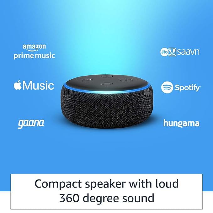 Amazon Echo Dot, Smart speaker with Alexa, 3rd Gen