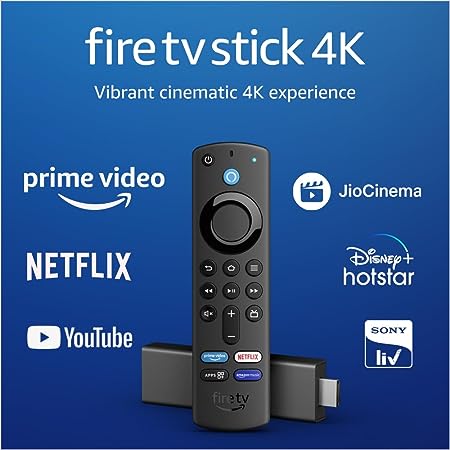 Amazon Fire TV Stick 4K with all-new Alexa Voice Remote, Dolby Vision