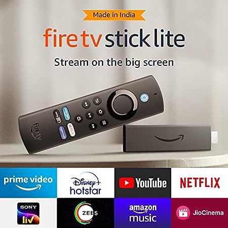 Amazon Fire TV Stick Lite with all-new Alexa Voice Remote Lite