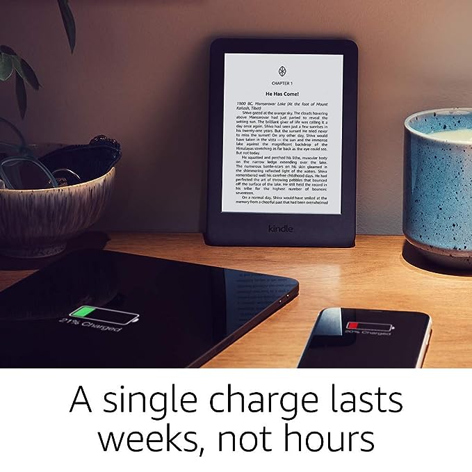 Kindle (10th Gen), 6 Inch Display with Built-in Light, WiFi
