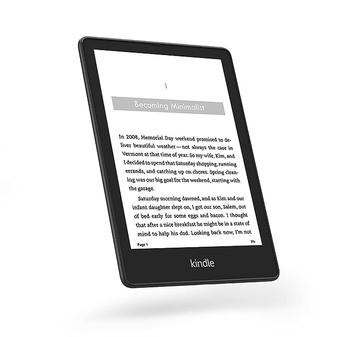 Kindle Paperwhite Signature Edition, With a 68 Inch display, Auto-adjusting front light