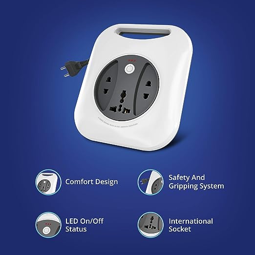 Wipro Flex Box with Universal Socket and 4 meter long cord